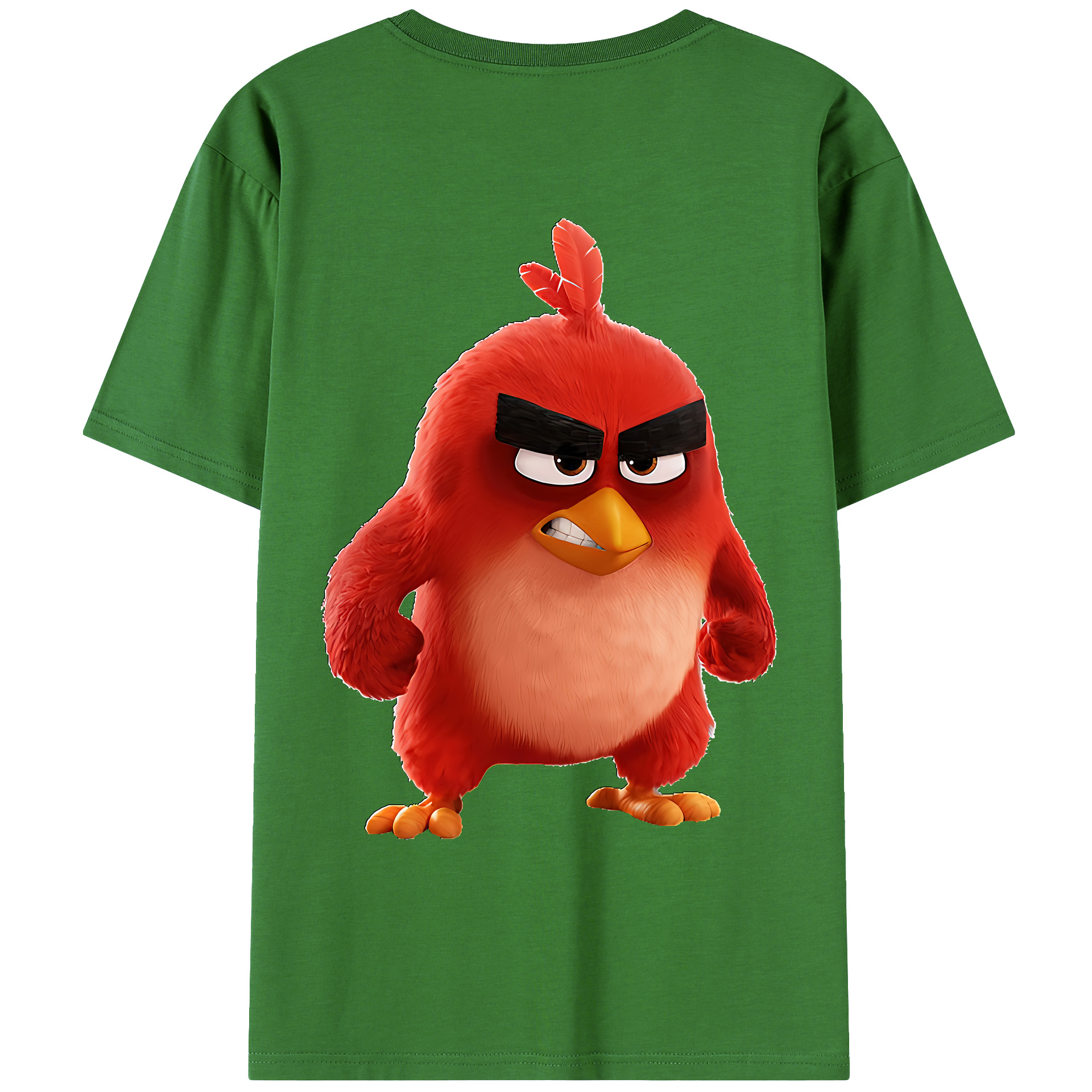 （画像用） Angry Birds アングリーバード レディース半袖Tシャツ(バックプリント)